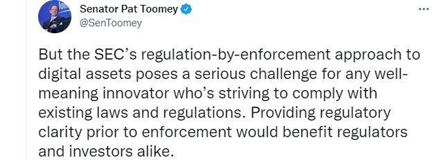 Pat Toomey'nin Açıklamaları