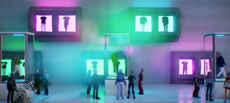 Damat Tween metaverse defilesi